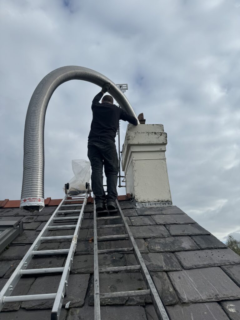 flue liner install sefton southport